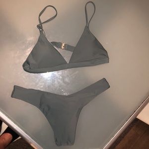 Sea foam Green bikini set